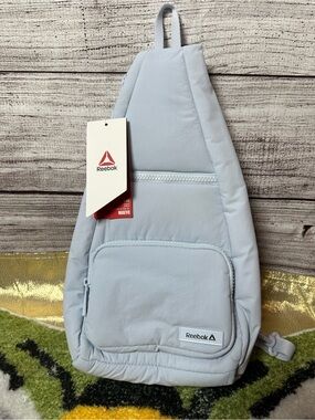 Reebok Pale Blue Single-Shoulder Sling Bag